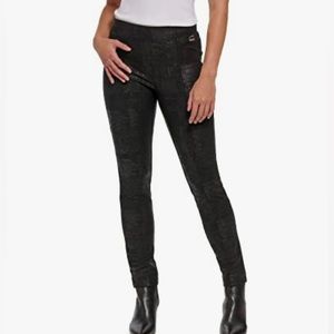 Calvin Klein Women Madison Casual Leggings  Black Size L .